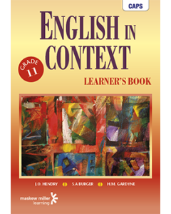 English in Context Grade 11 Learner's Book ePDF (CAPS aligned) (perpetual licence)