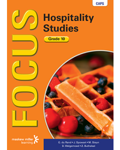 Focus Hospitality Studies Grade 10 Learner's Book ePDF (perpetual licence)