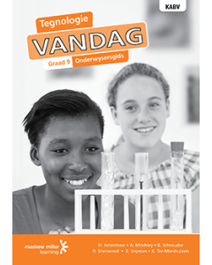 Tegnologie Vandag Graad 9 Onderwysersgids ePDF (1-year licence)