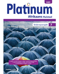 Platinum Afrikaans Huistaal Graad 7 Onderwysersgids ePDF (perpetual licence)