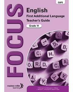 Focus English First Additional Language Grade 11 Teacher's Guide ePDF (1-year licence)