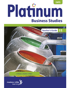 Platinum Business Studies Grade 11 Teacher's Guide ePDF (1-year licence)