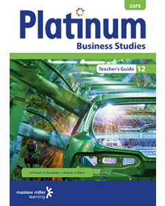 Platinum Business Studies Grade 12 Teacher's Guide ePDF (1-year licence)