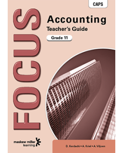 Focus Accounting Grade 11 Teacher's Guide ePDF (1-year licence)