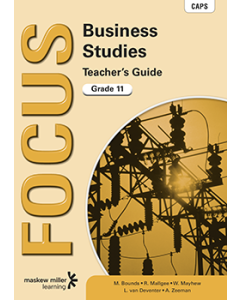 Focus Business Studies Grade 11 Teacher's Guide ePDF (perpetual licence)