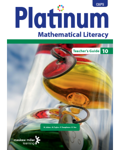 Platinum Mathematical Literacy Grade 10 Teacher's Guide ePDF (perpetual licence)