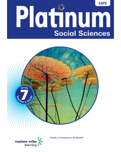 Platinum Social Sciences Grade 7 Teacher's Guide ePDF (1-year licence)
