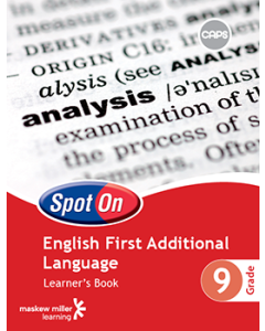 Spot On English First Additional Language Grade 9 Learner's Book ePDF (perpetual licence)