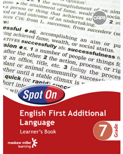 Spot On English First Additional Language Grade 7 Learner's Book ePDF (1 year licence)