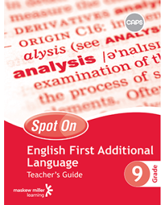 Spot On English First Additional Language Grade 9 Teacher's Guide ePDF (perpetual licence)