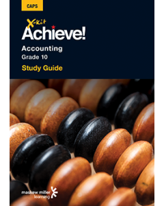 X-kit Achieve! Accounting Grade 10 Study Guide ePDF (perpetual licence)