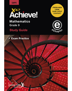 X-kit Achieve! Mathematics Grade 9 Study Guide (Exam papers) ePDF (perpetual licence)