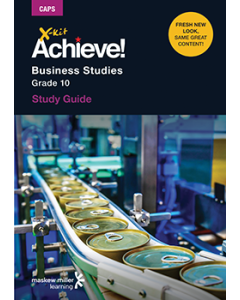 X-kit Achieve! Business Studies Grade 10 Study Guide ePDF (perpetual licence)
